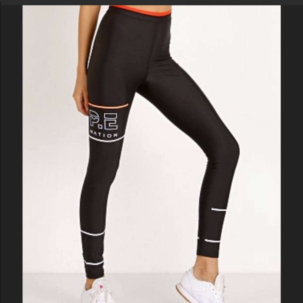 P.E Nation black Glory leggings size small